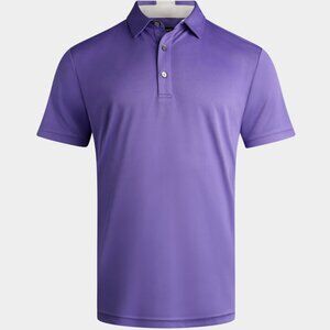 DRUIDS SZ XL Men's Academy Performance Golf Polo in Purple